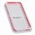 Чехол-бампер силиконовый для Apple iPhone 5 / 5S / SE (белый с розовым)