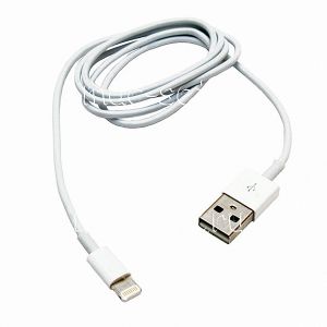 Дата-кабель для Apple Lightning 1 метр (белый)