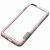 Чехол-бампер силиконовый для Apple iPhone 6 Plus / 6S Plus (розовый с белым) Walnutt