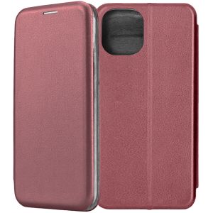 Чехол-книжка для Apple iPhone 12 mini (темно-красный) Fashion Case