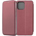 Чехол-книжка для Apple iPhone 12 Pro Max (темно-красный) Fashion Case