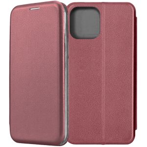 Чехол-книжка для Apple iPhone 12 Pro Max (темно-красный) Fashion Case