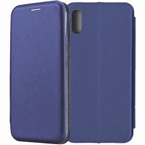 Чехол-книжка для Apple iPhone X / XS (синий) Fashion Case