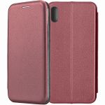 Чехол-книжка для Apple iPhone XS Max (темно-красный) Fashion Case