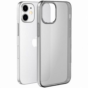 Чехол-накладка силиконовый для Apple iPhone 12 mini (серый) HOCO