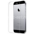 Чехол-накладка силиконовый для Apple iPhone 5 / 5S / SE (прозрачный 0.5мм)