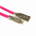 Дата-кабель для Apple Lightning 1м [плоский] Red Line Smart High Speed (розовый)
