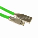 Дата-кабель для Apple Lightning 1м [плоский] Red Line Smart High Speed (зеленый)