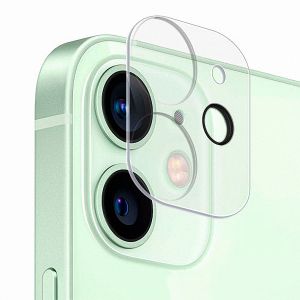 Защитное стекло 3D для камеры Apple iPhone 12 с фокусировкой вспышки