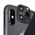 Защитное стекло для камеры Apple iPhone X / XS [дизайн под iPhone 11 Pro] (черное)