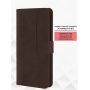 Чехол-книжка для Huawei Honor 90 Lite (коричневый) MSCase