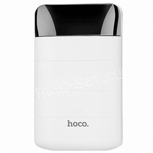 Внешний аккумулятор 10000 mAh [2 USB 2000/1000mA] HOCO B29-10000 Domon (белый)