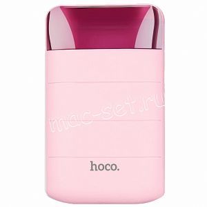 Внешний аккумулятор 10000 mAh [2 USB 2000/1000mA] HOCO B29-10000 Domon (розовый)