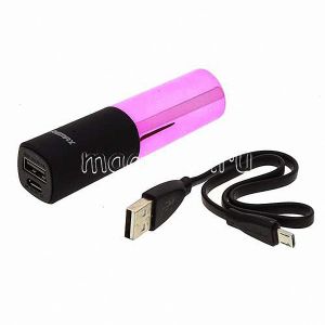 Внешний аккумулятор Remax Lipmax 2400 mAh [USB 1000mA] (розовый)