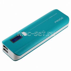 Внешний аккумулятор Remax V6i Proda Jane Series 10000 mAh [2 USB 1000/2100mA] (голубой)