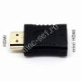 Переходник-адаптер miniHDMI-HDMI (черный)