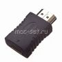 Переходник-адаптер miniHDMI-HDMI (черный)