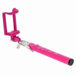 Монопод для селфи Selfie Stick AUX (розовый)