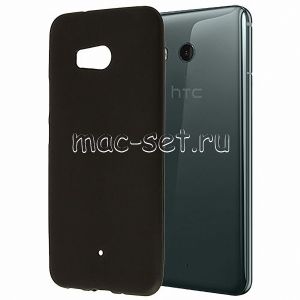 Чехол-накладка силиконовый для HTC U11 (черный 1.2мм)