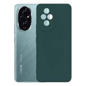 Чехол-накладка силиконовый для Huawei Honor 200 (темно-зеленый) ColorCover