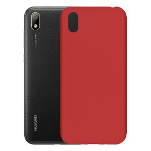 Чехол-накладка силиконовый для Huawei Y5 (2019) (красный) ColorCover