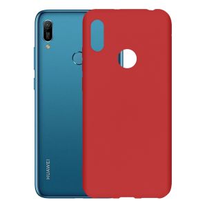 Чехол-накладка силиконовый для Huawei Y6 (2019) (красный) ColorCover