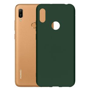 Чехол-накладка силиконовый для Huawei Y6 (2019) (темно-зеленый) ColorCover