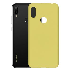 Чехол-накладка силиконовый для Huawei Y6 (2019) (желтый) ColorCover