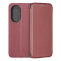 Чехол-книжка для Huawei Honor 200 (темно-красный) Fashion Case