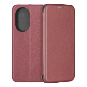 Чехол-книжка для Huawei Honor 200 (темно-красный) Fashion Case