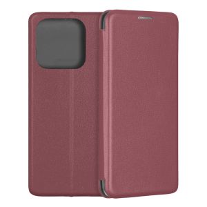 Чехол-книжка для Huawei Honor X7d (темно-красный) Fashion Case