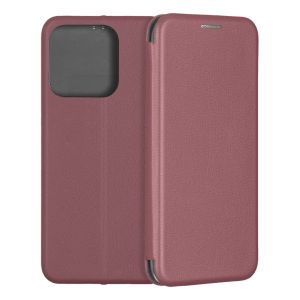 Чехол-книжка для Huawei Honor X8c (темно-красный) Fashion Case