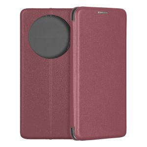 Чехол-книжка для Huawei Honor X9c (темно-красный) Fashion Case