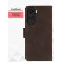 Чехол-книжка для Huawei Honor 90 Lite (коричневый) MSCase