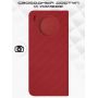 Чехол-книжка для Huawei Honor 50 Lite (красный) New Case