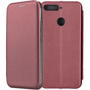 Чехол-книжка для Huawei Honor 7C (темно-красный) Fashion Case