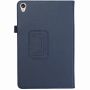 Кожаная обложка синего цвета с подставкой для Huawei MediaPad M6 10.8