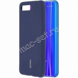 Чехол-накладка силиконовый для Huawei Honor 10 (синий) Cherry