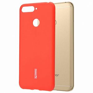 Чехол-накладка силиконовый для Huawei Honor 7A Pro (красный) Cherry