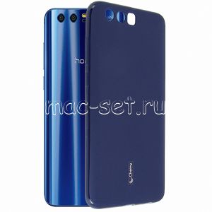 Чехол-накладка силиконовый для Huawei Honor 9 (синий) Cherry