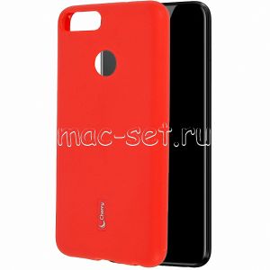 Чехол-накладка силиконовый для Huawei Honor 9 Lite (красный) Cherry