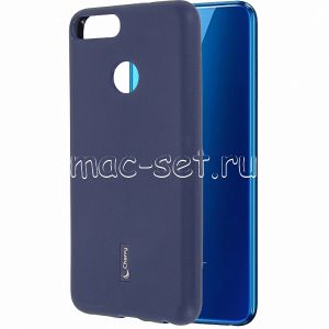 Чехол-накладка силиконовый для Huawei Honor 9 Lite (синий) Cherry