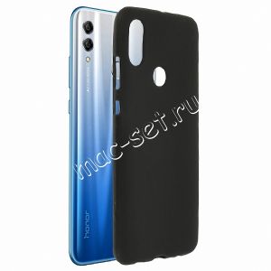 Чехол-накладка силиконовый для Huawei Honor 10 Lite (черный 1.2мм)