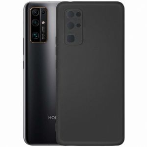 Чехол-накладка силиконовый для Huawei Honor 30 (черный) MatteCover