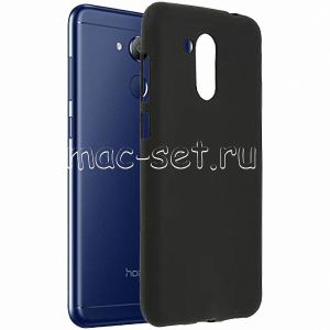 Чехол-накладка силиконовый для Huawei Honor 6C Pro (черный 1.2мм)