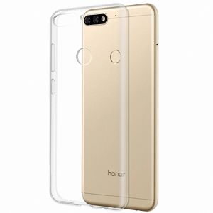 Чехол-накладка силиконовый для Huawei Honor 7C Pro (прозрачный 1.0мм)
