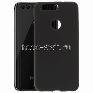 Чехол-накладка силиконовый для Huawei Honor 8 (черный 1.2мм)