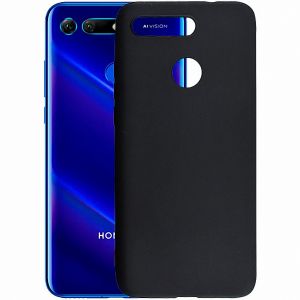 Чехол-накладка силиконовый для Huawei Honor View 20 (черный) MatteCover
