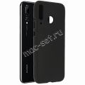 Чехол-накладка силиконовый для Huawei Nova 4 (черный 1.2мм)