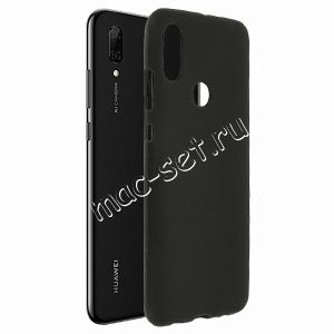 Чехол-накладка силиконовый для Huawei P Smart (2019) (черный 1.2мм)
